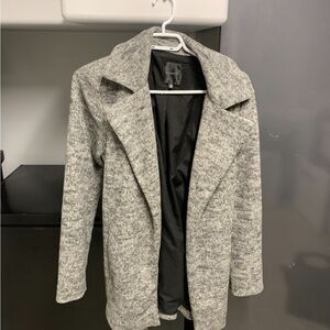 Dynamite Gray Women's Wrap Coat